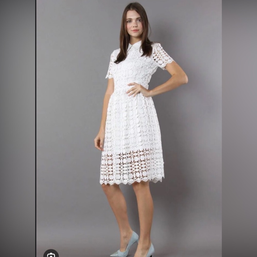 Chicwish crochet lace dress . EUC. Smoke & pet free home.size medium